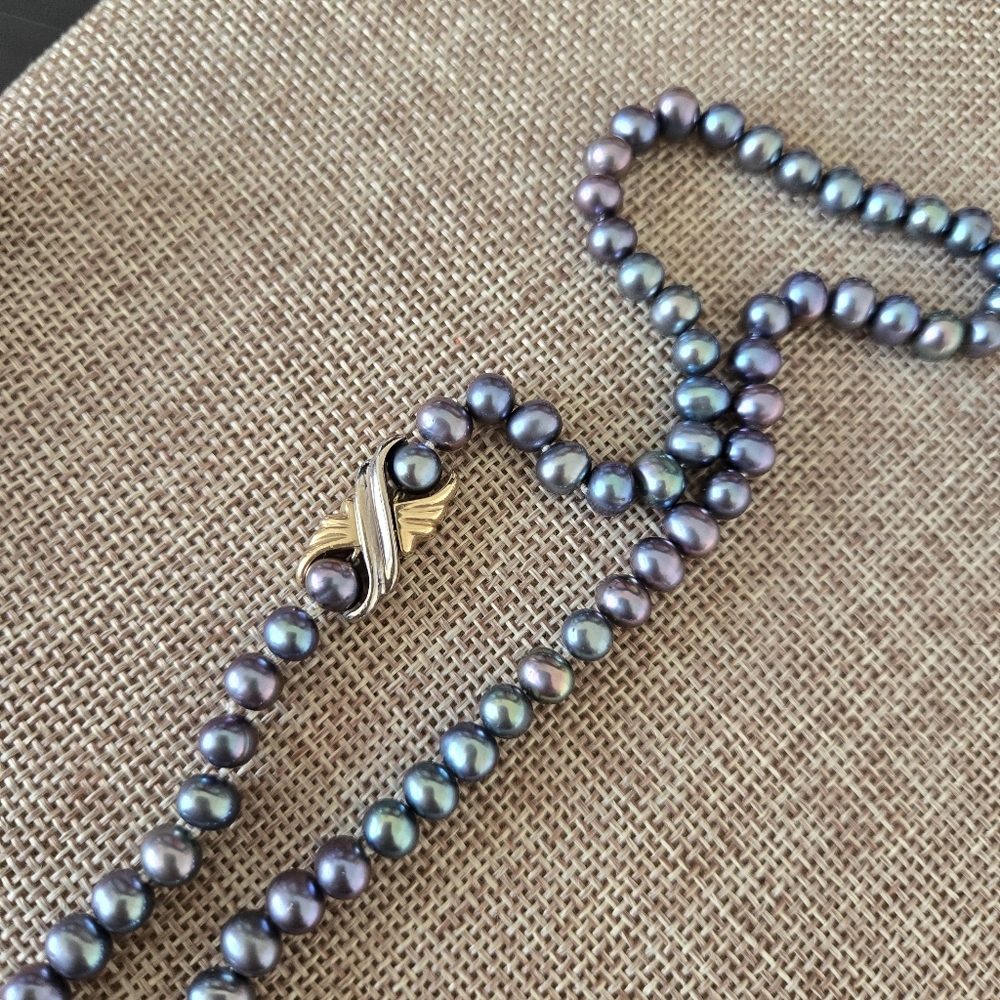 14kt Vintage Peacock Pearls
